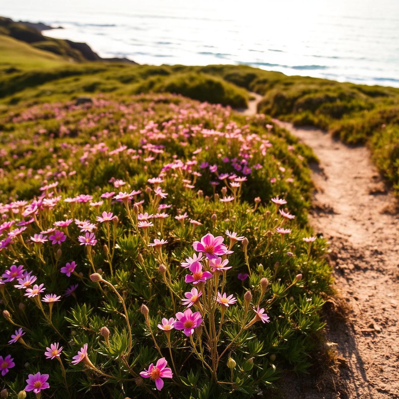 Coast path in bloom